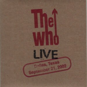 The Who – Dallas, Texas – September 21, 2002