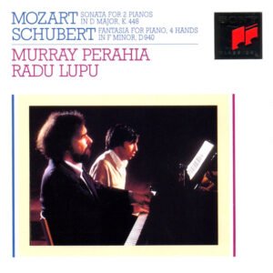 Wolfgang Amadeus Mozart / Franz Schubert, Murray Perahia, Radu Lupu – Sonata For 2 Pianos In D Major, K. 448 / Fantasia For Piano, 4 Hands In F Minor, Op.103, D 940