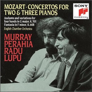 Wolfgang Amadeus Mozart / English Chamber Orchestra, Murray Perahia, Radu Lupu – Concertos For Two & Three Pianos – Andante And Variations For Four Hands In C Major, K. 501 – Fantasia In F Minor, K. 608