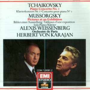 Pyotr Ilyich Tchaikovsky / Modest Mussorgsky / Alexis Weissenberg, Herbert von Karajan – Piano Concerto No.1 / Pictures At An Exhibition