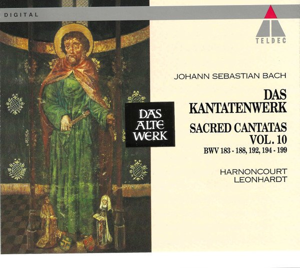 Johann Sebastian Bach, Nikolaus Harnoncourt, Gustav Leonhardt - Das Kantatenwerk - Sacred Cantatas, Vol.10 BWV 183-188, 192, 194-199
