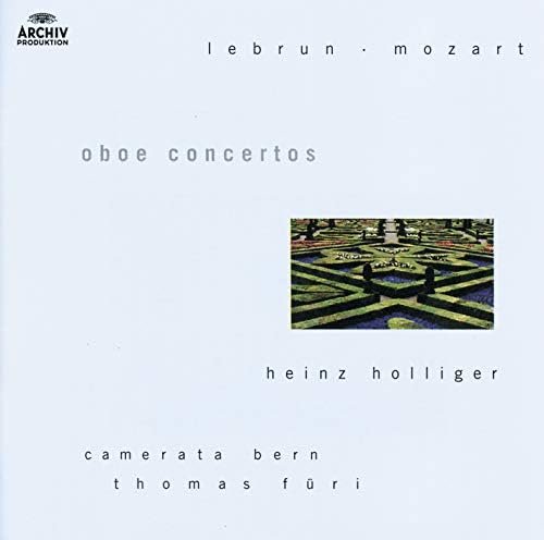 Heinz Holliger, Thomas Füri, Camerata Bern, Ludwig August Lebrun, Wolfgang Amadeus Mozart - Lebrun, Mozart: Oboe Concertos